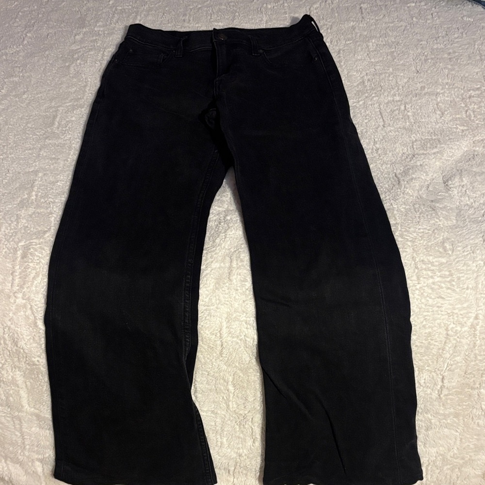 Aeropostale High Rise Flare Black Jeans